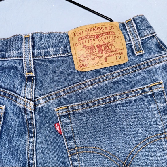 Levis 550 Cut Off Shorts Size 14/29” - Picture 3 of 5